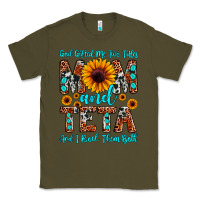 Army Green god gifted me two titles mom and teta and i rock t Classic Tee - JahusDesignShop