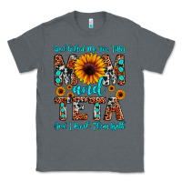 Charcoal Heather god gifted me two titles mom and teta and i rock t Classic Tee - JahusDesignShop