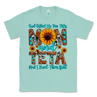 Seafoam god gifted me two titles mom and teta and i rock t Classic Tee - JahusDesignShop