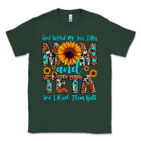 Sports Green god gifted me two titles mom and teta and i rock t Classic Tee - JahusDesignShop