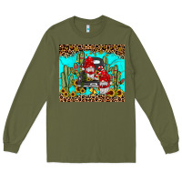 Army Green truck gnome cactus Long Sleeve Tee - JahusDesignShop