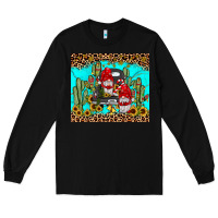 Black truck gnome cactus Long Sleeve Tee - JahusDesignShop