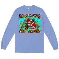 Colony Blue truck gnome cactus Long Sleeve Tee - JahusDesignShop
