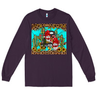 Plum truck gnome cactus Long Sleeve Tee - JahusDesignShop