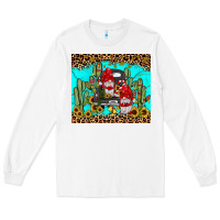 White truck gnome cactus Long Sleeve Tee - JahusDesignShop