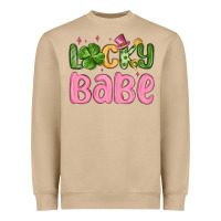 Mushroom lucky babe st patrick s day Heavyweight Sweatshirt - MaliasSmallBusiness