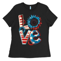 Black Love 4th of July Ladies Tee - CowGirlArtShop