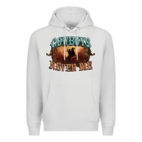 Dove Grey Cowboys never die Premium Hoodie - HowdyJamesFarm