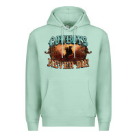 Seafoam Cowboys never die Premium Hoodie - HowdyJamesFarm