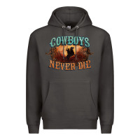Smoke Cowboys never die Premium Hoodie - HowdyJamesFarm