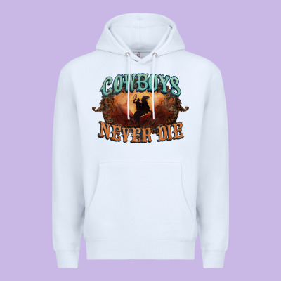 Cowboys Never Die Premium Hoodie Designed By Howdyjamesfarm