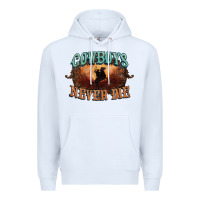 White Cowboys never die Premium Hoodie - HowdyJamesFarm