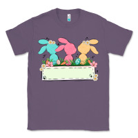 Lavender easter bunny trio Classic Tee - MaliasSmallBusiness