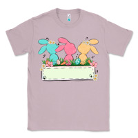 Lilac easter bunny trio Classic Tee - MaliasSmallBusiness