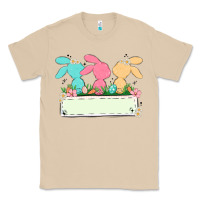 Mushroom easter bunny trio Classic Tee - MaliasSmallBusiness