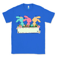 True Royal easter bunny trio Classic Tee - MaliasSmallBusiness