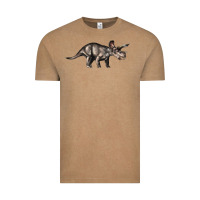 Vintage Coffee Triceratops Horridus Vintage Tee - LillyAllenDesigns