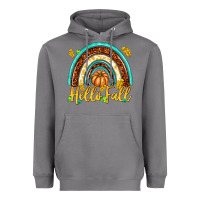 Storm Hello Fall with Rainbow Heavyweight Hoodie - texasbilliewilder