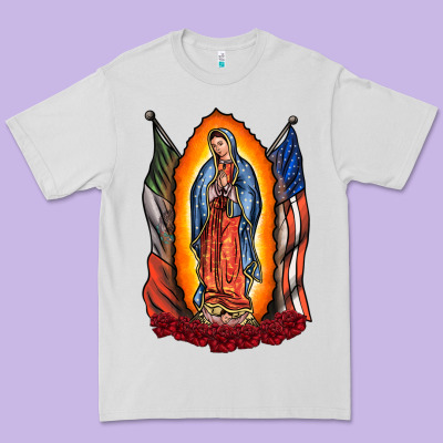 Our Lady Premium Tee Designed By Racoondesign