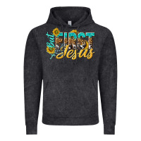 Vintage Arctic but first jesus Vintage Hoodie - NancyCooperArtShop