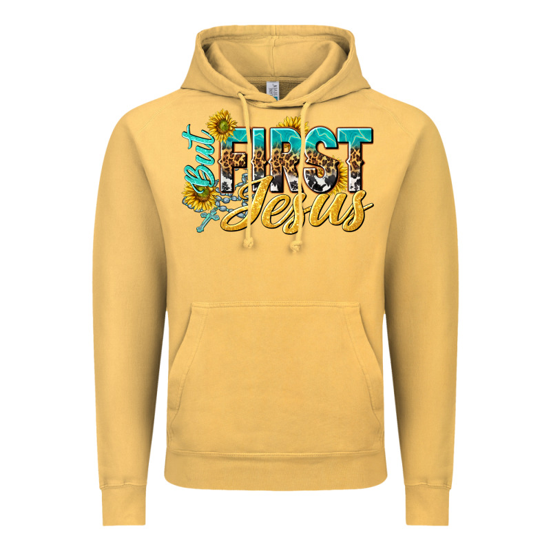But First Jesus Vintage Hoodie by NancyCooperArtShop | Teevron