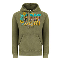 Vintage Olive but first jesus Vintage Hoodie - NancyCooperArtShop