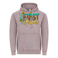 Vintage Zinc but first jesus Vintage Hoodie - NancyCooperArtShop