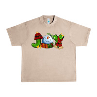 French Oak joy for christmas with snowman Urban Heavy Tee - AdoDesignShop