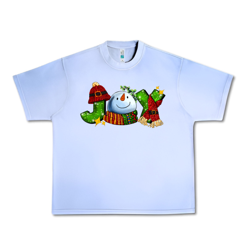 Joy For Christmas With Snowman Urban Heavy Tee by AdoDesignShop | Teevron