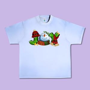 Joy For Christmas With Snowman Urban Heavy Tee Designed By Adodesignshop