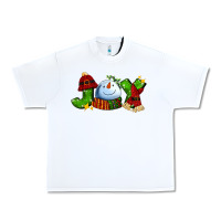 White joy for christmas with snowman Urban Heavy Tee - AdoDesignShop