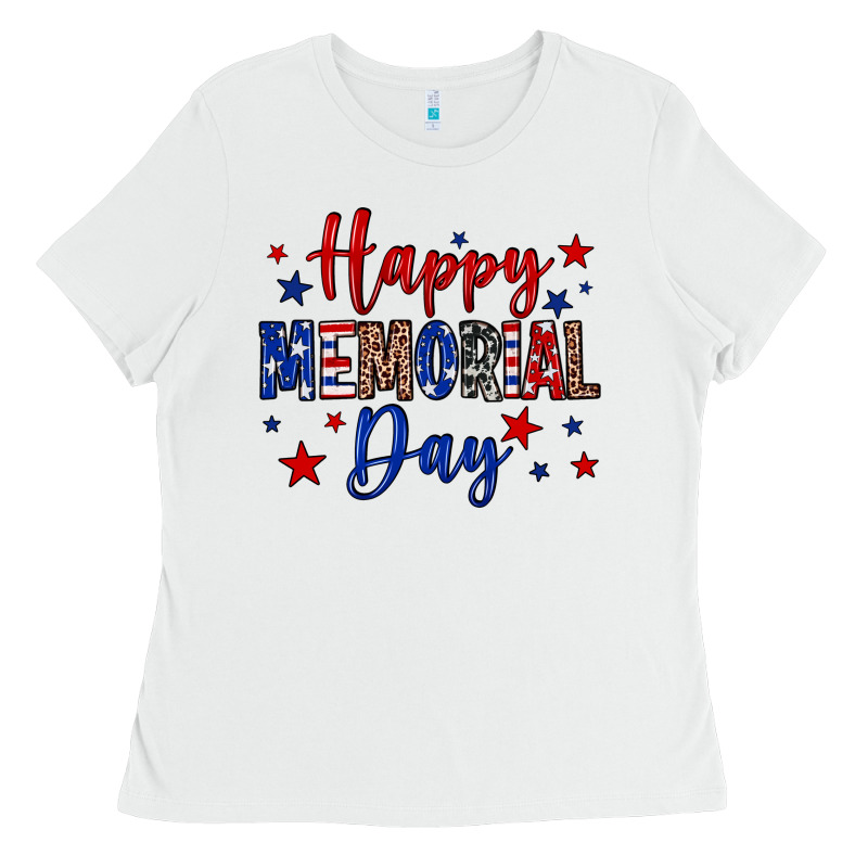Happy Memorial Day Ladies Tee by Neo Western | Teevron
