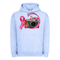 Pigment Grape Ice floral cancer ribbon vintage camera Urban Hoodie - FaDigitalArtStudio