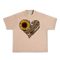 Burro western sunflower leopard cowhide heart Urban Heavy Tee - Jasminsmagicworld