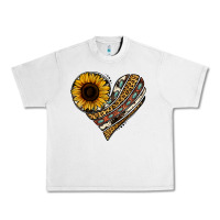 Lunar Rock western sunflower leopard cowhide heart Urban Heavy Tee - Jasminsmagicworld