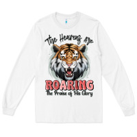 White the heavens are roaring tiger Long Sleeve Tee - MaliasSmallBusiness