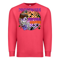 Cardinal Nightmare before the coffee halloween Premium Sweatshirt - NancyCooperArtShop