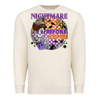 Sandshell Nightmare before the coffee halloween Premium Sweatshirt - NancyCooperArtShop
