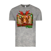 Cloud Rock merry christmas y'all highland cow Vintage Tee - Jasminsmagicworld