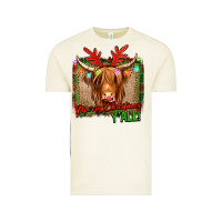 Vintage Arctic merry christmas y'all highland cow Vintage Tee - Jasminsmagicworld
