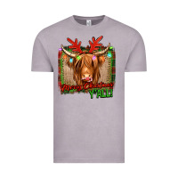 Vintage Zinc merry christmas y'all highland cow Vintage Tee - Jasminsmagicworld