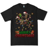Black merry christmas deer skeleton Premium Tee - FaDigitalArtStudio