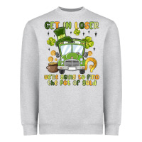 Heather Grey get in loser we re going to find the pot of gold Heavyweight Sweatshirt - MaliasSmallBusiness
