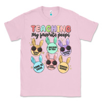 Bubblegum Pink teahing my favorite peeps Classic Tee - MaliasSmallBusiness
