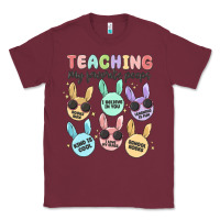 Burgundy teahing my favorite peeps Classic Tee - MaliasSmallBusiness