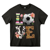 Asphalt western love soccer Heavy Core Tee - HRA Design Shop