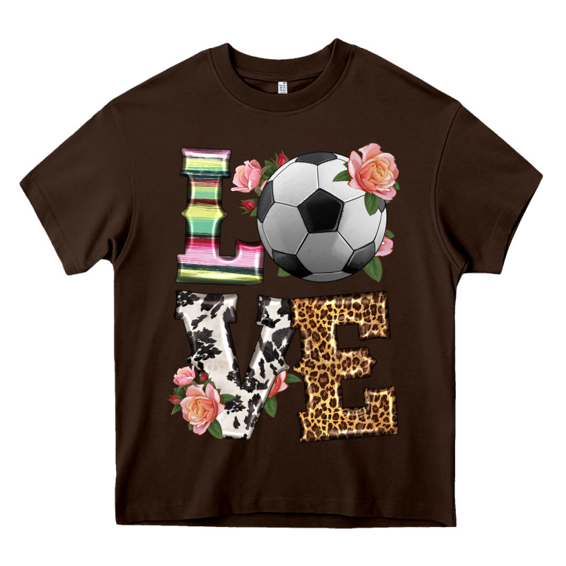 Western Love Soccer Heavy Core Tee by HRA Design Shop | Teevron