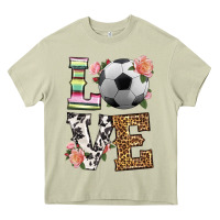 Mossy western love soccer Heavy Core Tee - HRA Design Shop