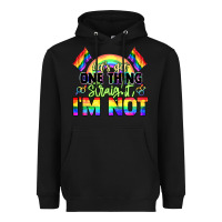 Black Let's get one thing straight i'm not Pride LGBTQ+ Heavyweight Hoodie - NancyCooperArtShop