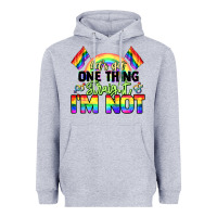 Heather Grey Let's get one thing straight i'm not Pride LGBTQ+ Heavyweight Hoodie - NancyCooperArtShop